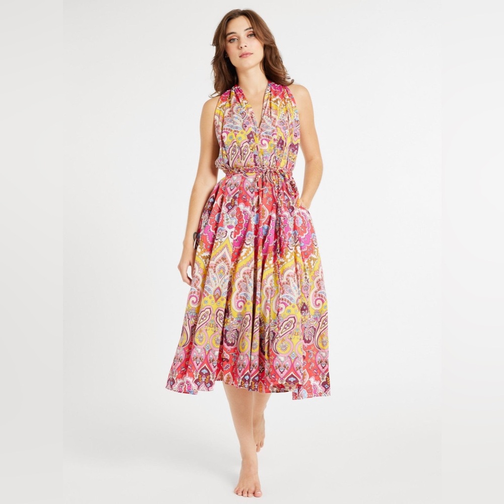 MILLE THE MARILYN DRESS IN ZANZIBAR SIZE LARGE NWOT